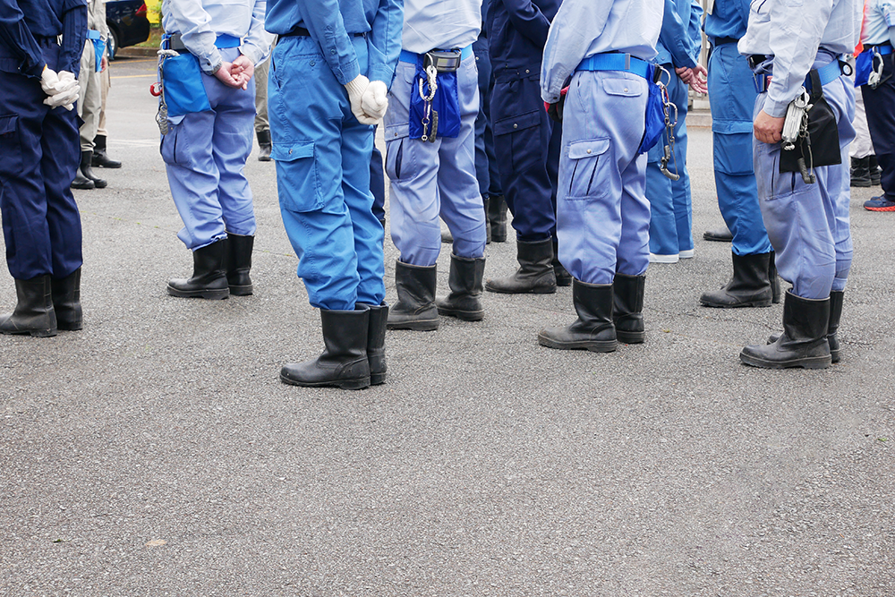 技術力の高い職人による施工 万全の協力体制